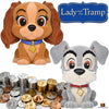 Monogram Disney's LADY & THE TRAMP (Flocked) 8.5"x5" PVC Bank 2pk