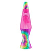 Lava Lite TIE-DYE PINK SPIRAL (Pink Liquid/Pink Wax) 14.5" Lava Lamp