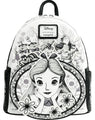 Loungefly ALICE IN WONDERLAND (SKETCH) 10.5" Mini-Backpack **Limited Edition**