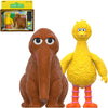 Super7 Sesame Street BIG BIRD & SNUFFLEUPAGUS 4" Action Figure 2pk