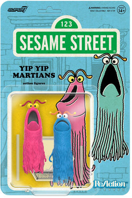 Super7 Reaction Sesame Street YIP YIP MARTIANS 3.75