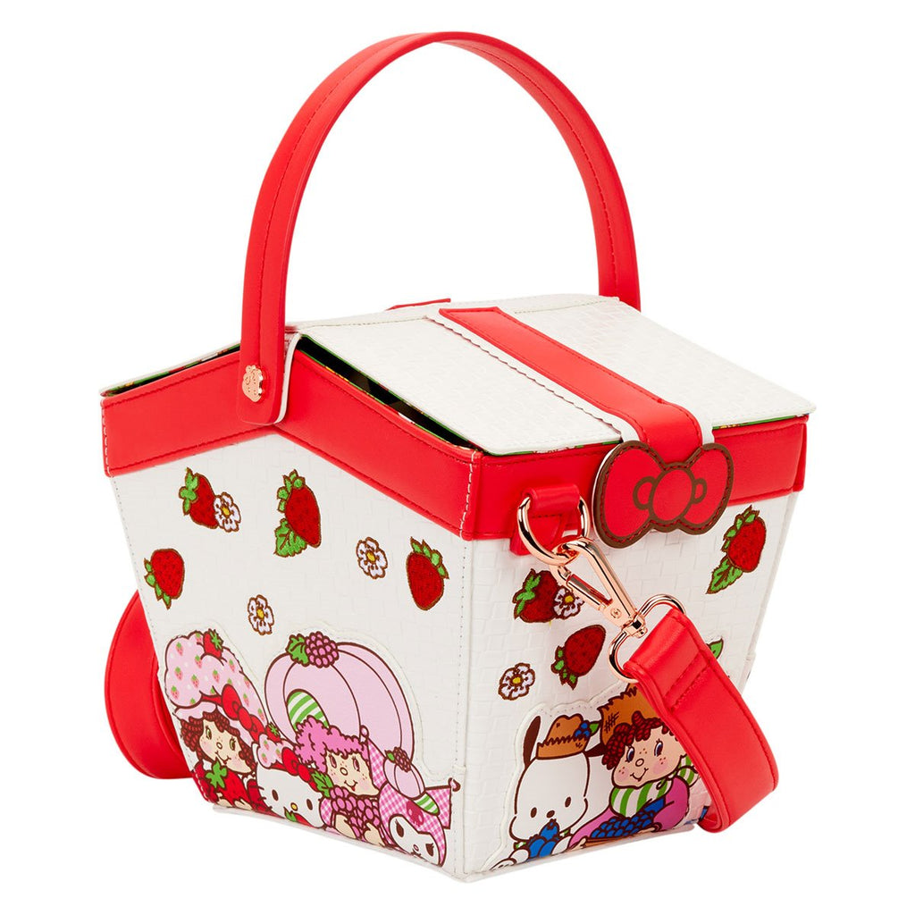SANRIO x STRAWBERRY SHORTCAKE Scented Figural Basket Crossbody Bag