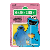 Super7 Reaction Sesame Street COOKIE MONSTER 3.75" Action Figure