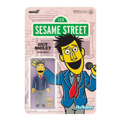 Super7 Reaction Sesame Street GUY SMILEY 3.75