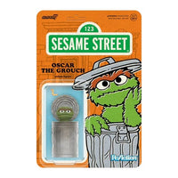 Super7 Reaction Sesame Street OSCAR THE GROUCH 3.75" Action Figure