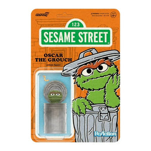 Super7 Reaction Sesame Street OSCAR THE GROUCH 3.75" Action Figure