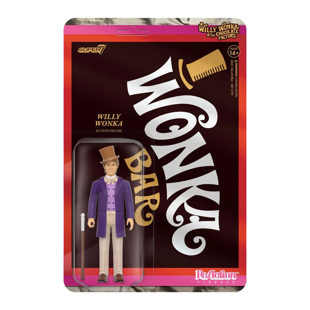 Super7 Reaction Willy Wonka WILLY WONKA 3.75" Action Figure