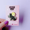 Glitterpunk MISTY CAT Enamel Pin