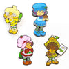 Loyal Subjects STRAWBERRY SHORTCAKE Glitter Metal Pin 4pk