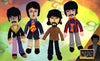 Factory Entertainment THE BEATLES: YELLOW SUBMARINE 9" Plushie 4pk