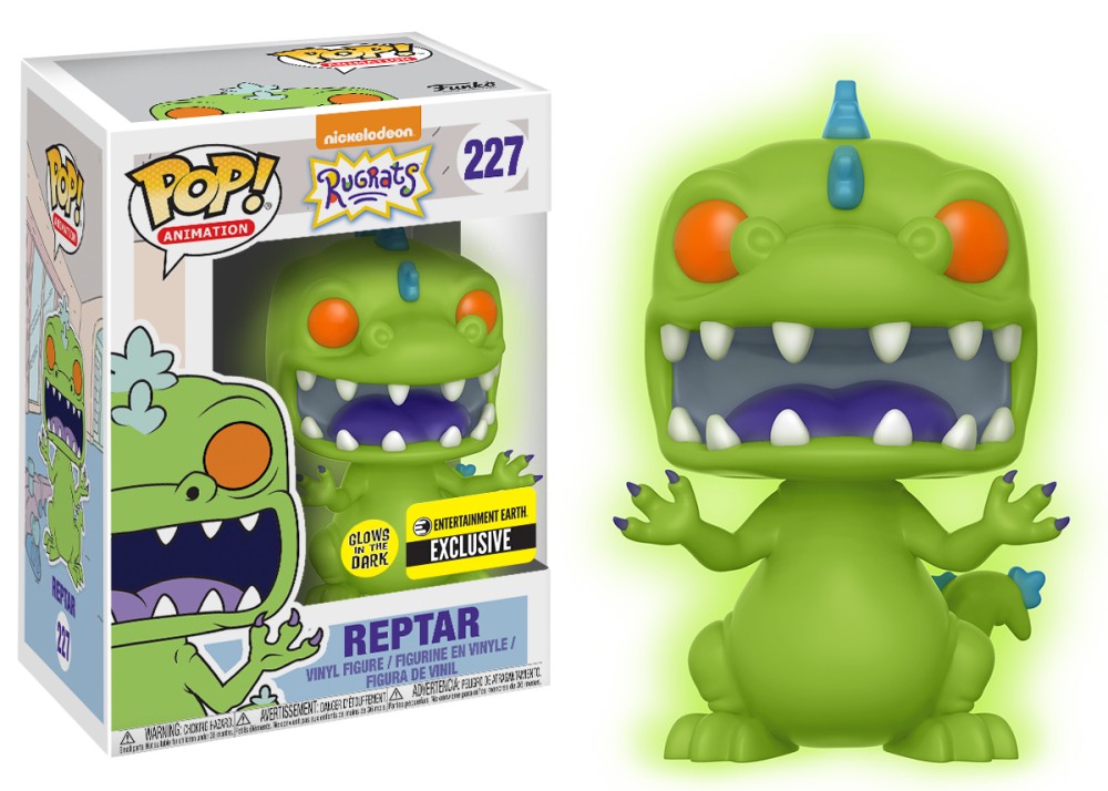 Funko Pop! Animation Rugrats REPTAR (Ltd.Green Glow Edition) Vinyl Fig ...