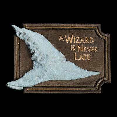 Weta Workshop Lord of the Rings A WIZARD IS NEVER LATE Sign 2