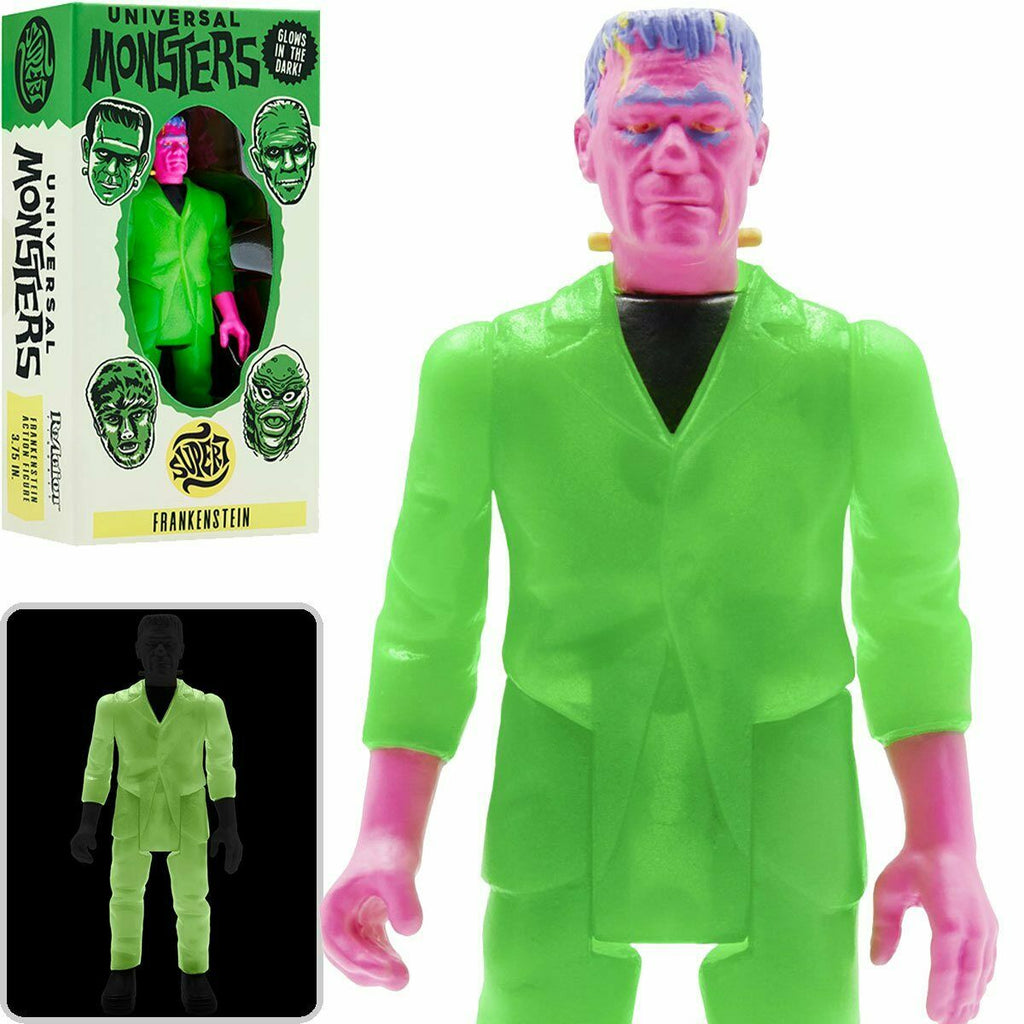 super7 universal monsters Super7 Universal Monsters FRANKENSTEIN (GitD Neon) 3.75" Action Figure