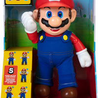 JAKKS Pacific Super Mario IT'S-A-ME MARIO 12" Talking Figure