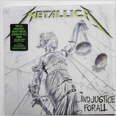 METALLICA: AND JUSTICE FOR ALL (180gm 2LP Reissue)(Blackened2018)