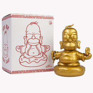 Kidrobot The Simpsons LUCKY HOMER (Gold Limited Exclusive) 4" Vinyl Figure