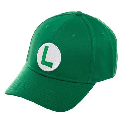 Bioworld Super Mario Bros. LUIGI (Green) Flex-Fit Hat