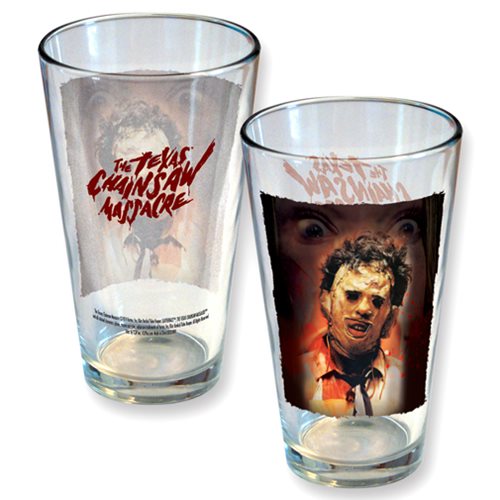 Icup Horror: Texas Chainsaw Massacre LEATHERFACE (Close Up) Pint Glass