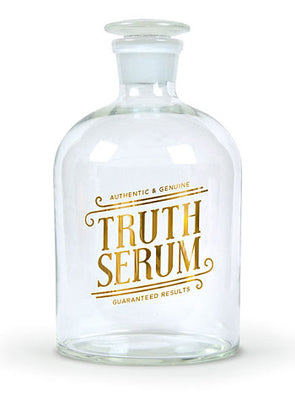 Bottled Up TRUTH SERUM 32oz. Glass Decanter by Fred Studio