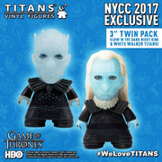 Titan Merchandise Game of Thrones NIGHT KING/WHITE WALKER 3" (GitD NYCC2017 2-Pack)