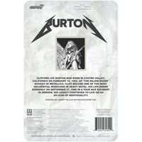 Super7 ReAction Metallica CLIFF BURTON (Cliff'em All) 3.75" Action Figure