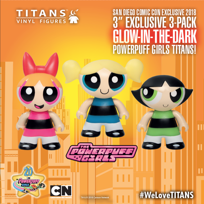 Titan Merchandise Cartoon Network POWERPUFF GIRLS 3