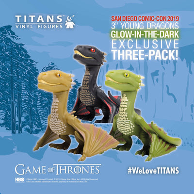 Titan Merchandise Game of Thrones YOUNG DRAGONS (GitD SDCC2019) 3